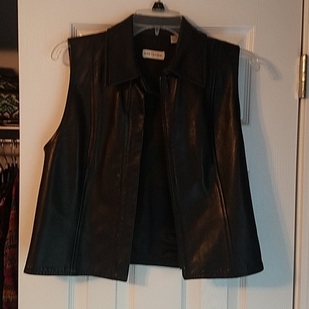 Vintage leather vest
